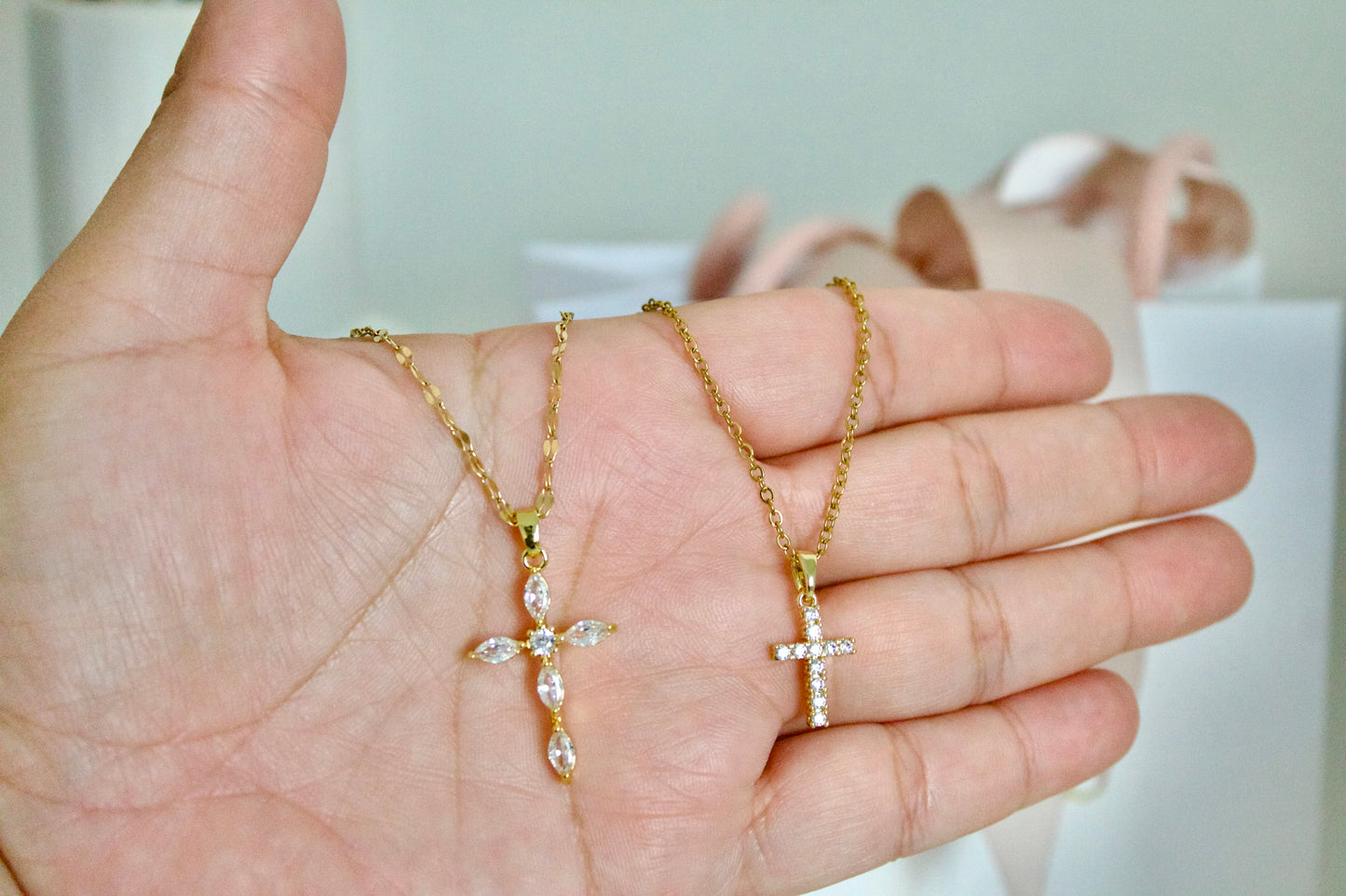 Rhinestone cross