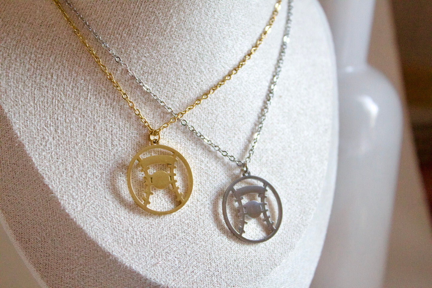 Baseball/softball charm necklace