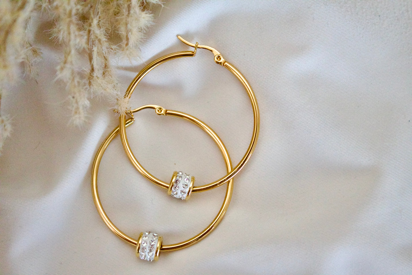 Gem Hoops (large)