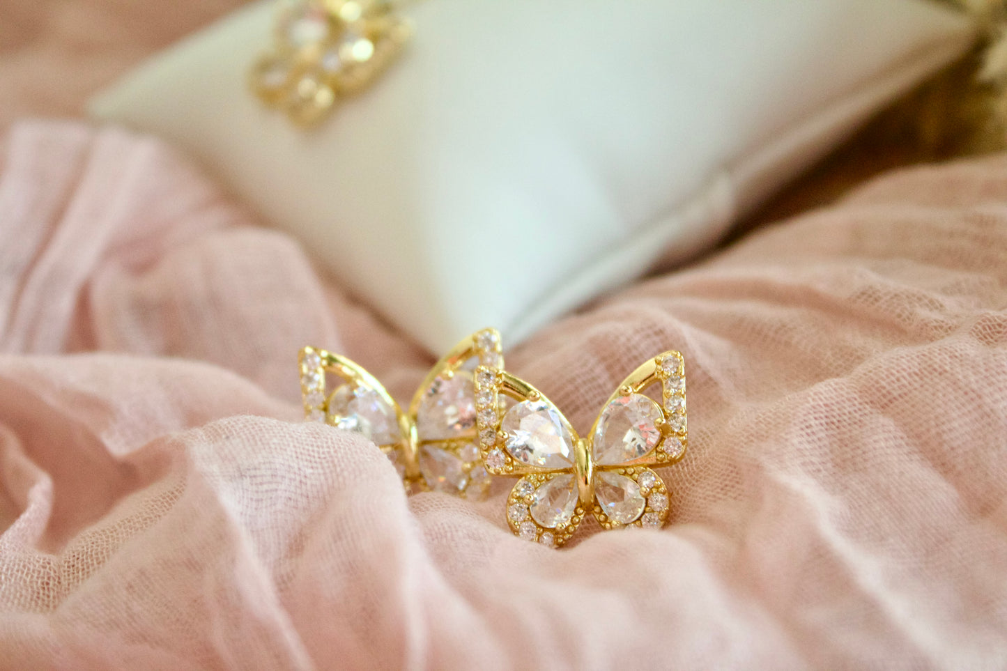 Butterfly earring/necklace