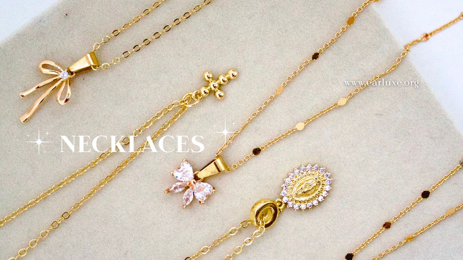 Necklaces.