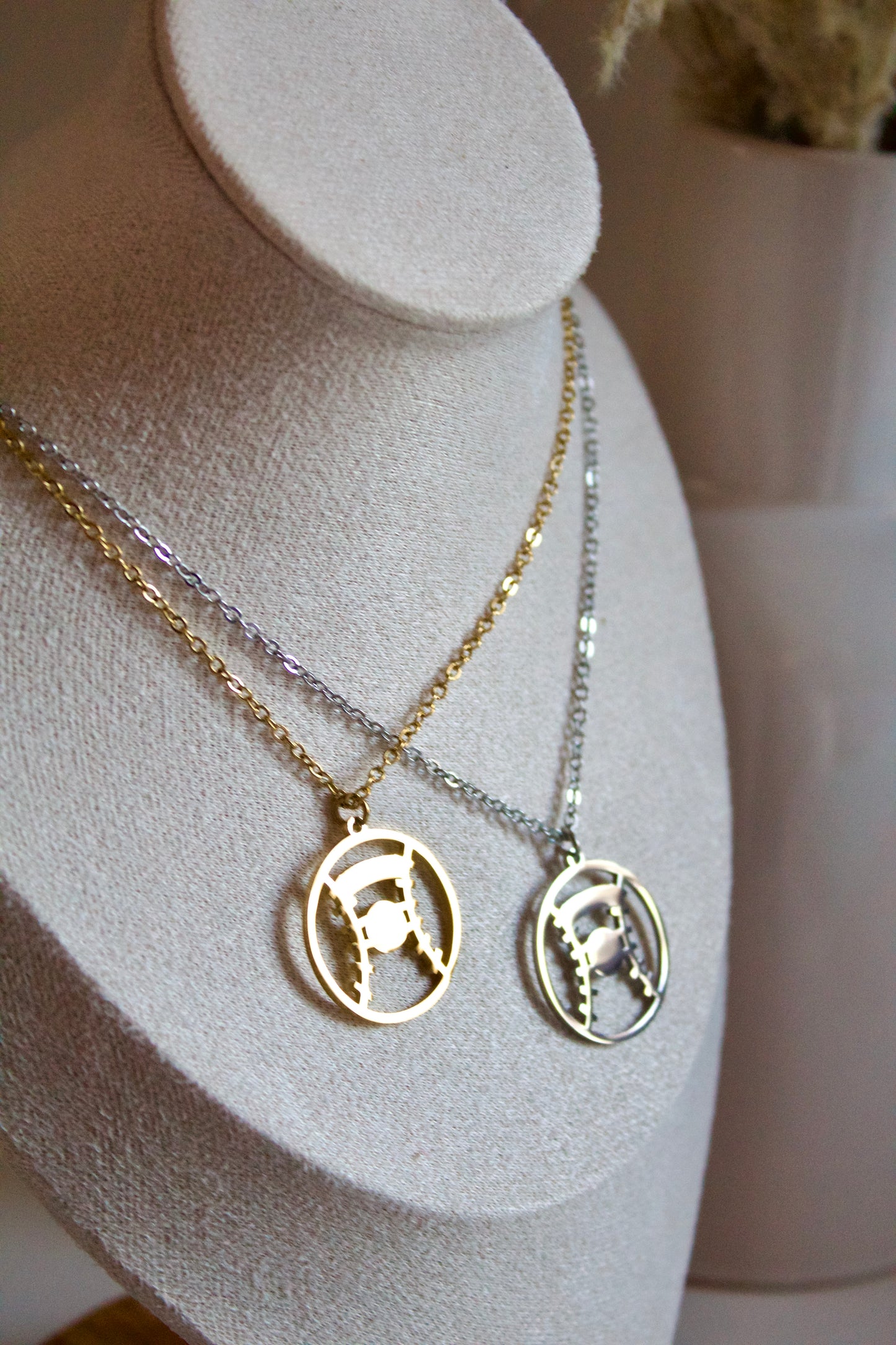 Baseball/softball charm necklace