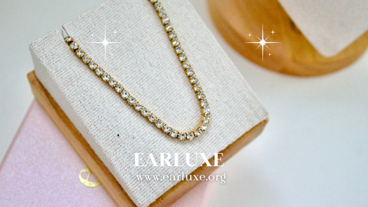 Tennis Necklace Gold