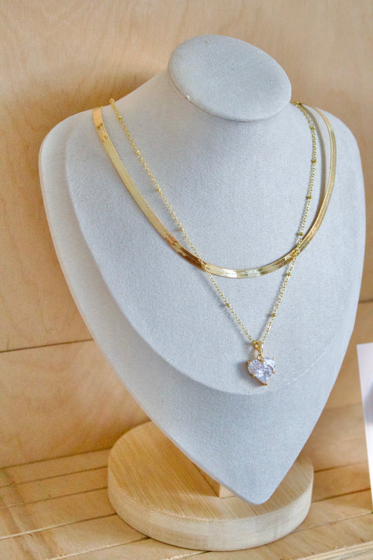 Heart Diamond Necklace