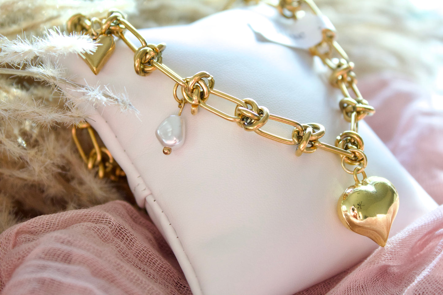 charm chunky necklace