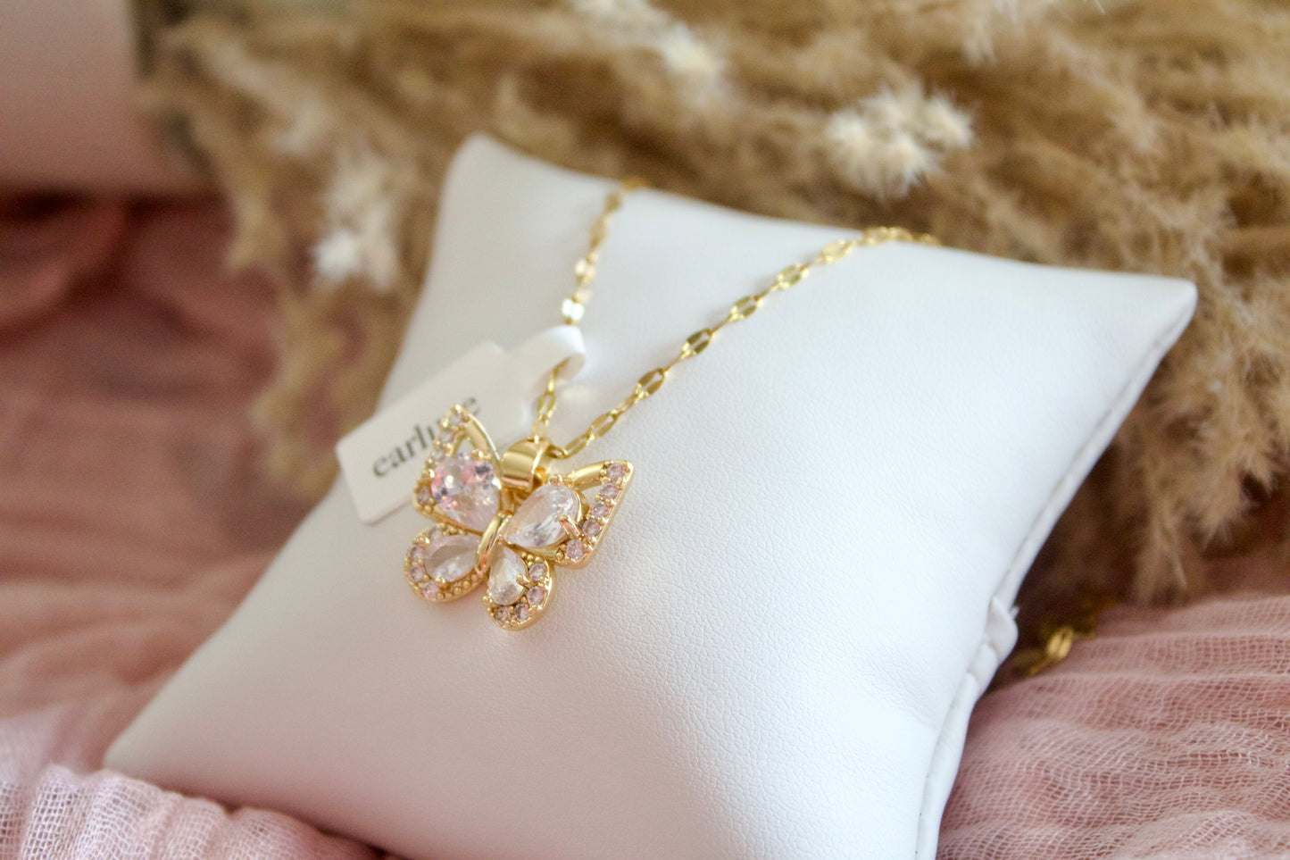 Butterfly earring/necklace